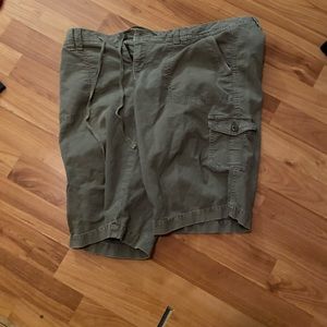 Dark Brown Khaki Vintage Shorts